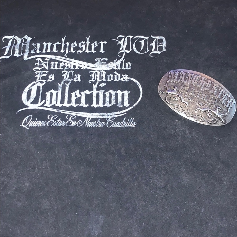 Manchester Limited Tee & Belt Buckle Combo